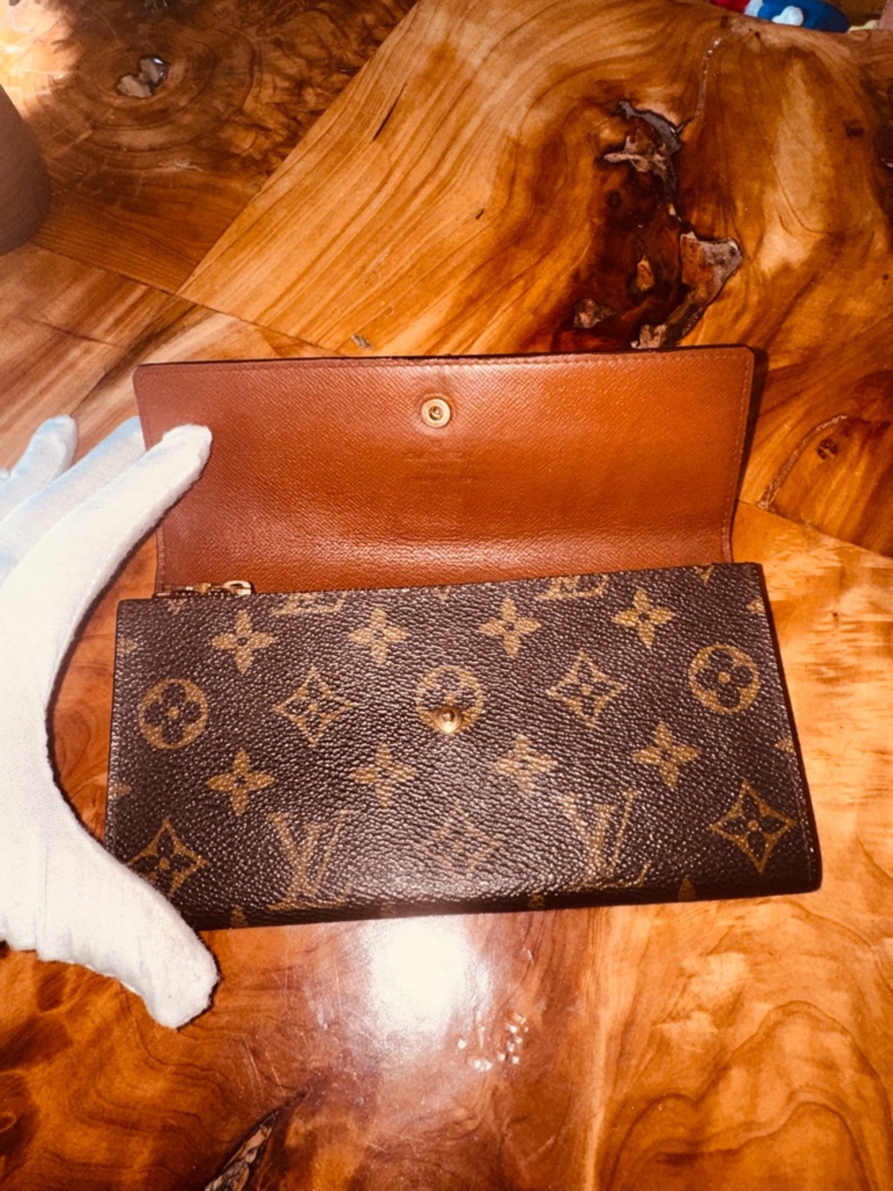Louis Vuitton monogram Sarah wallet beautiful vintage pre-loved 1991 - Picture 6 of 15